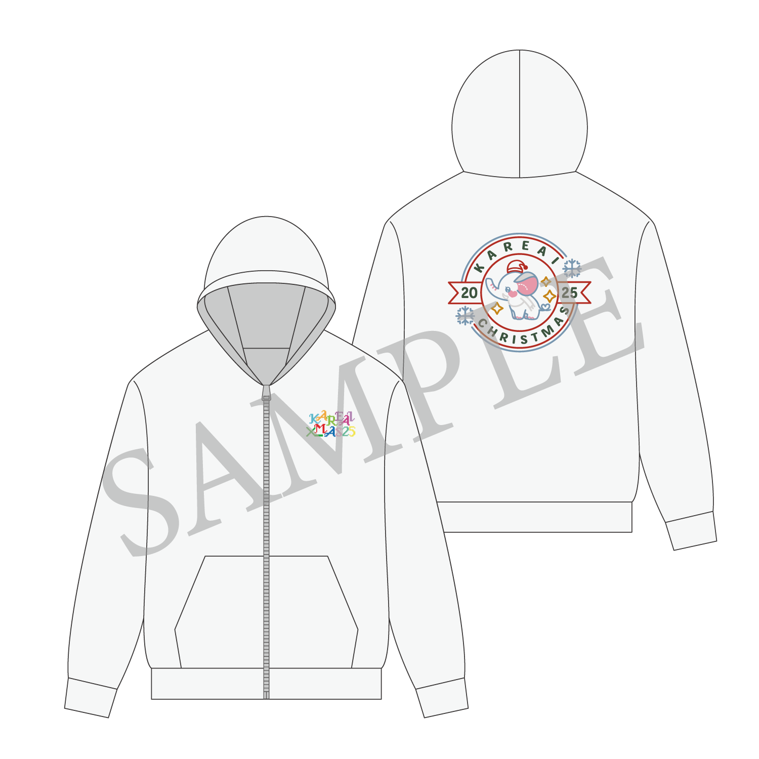 ジップアップパーカー – 可憐なアイボリーOFFICIAL SHOP