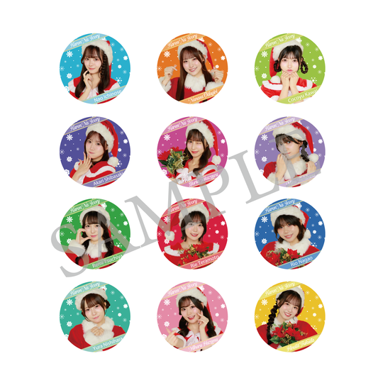 ランダムキラキラ缶バッジ（2025クリスマスver.）